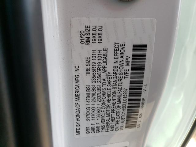 5J8TC1H50LL015287 Acura Rdx Technology