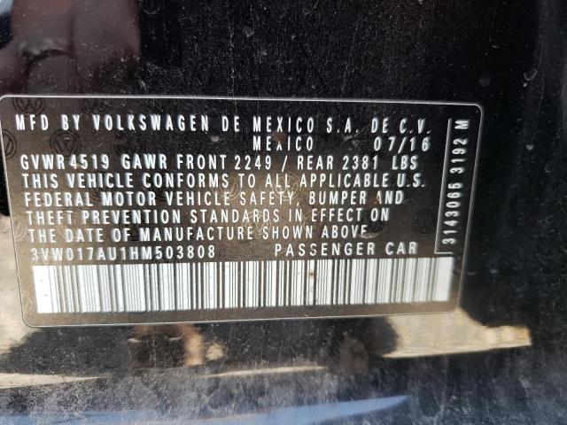 2017 VOLKSWAGEN GOLF SPORT - 3VW017AU1HM503808