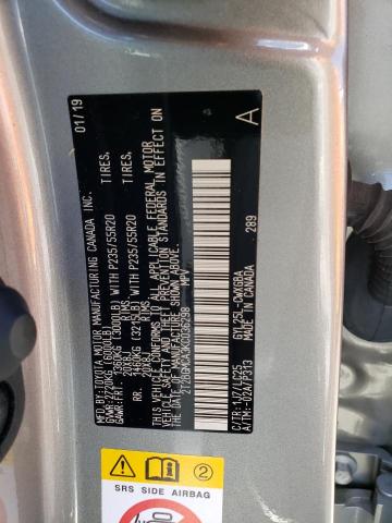 Lexus Rx 450h Base 2019 2T2BGMCA3KC036298 Image 12