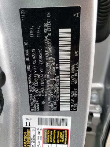 VIN 5TDKDRAHXPS500888 2023 Toyota Highlander, L no.13