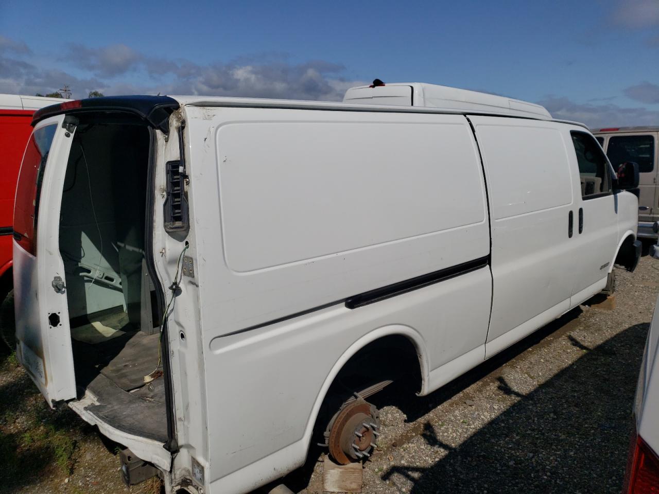 CHEVROLET EXPRESS G2 2005 white extended gas 1GCGG29V551155293 photo #4