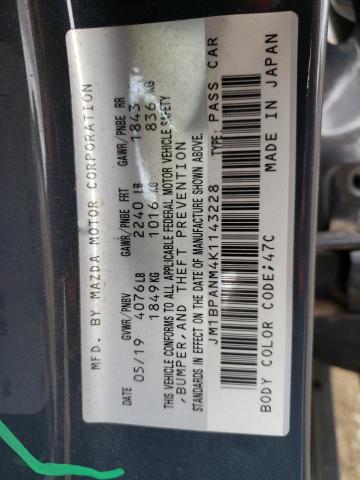 JM1BPANM4K1143228 Mazda 3 Premium