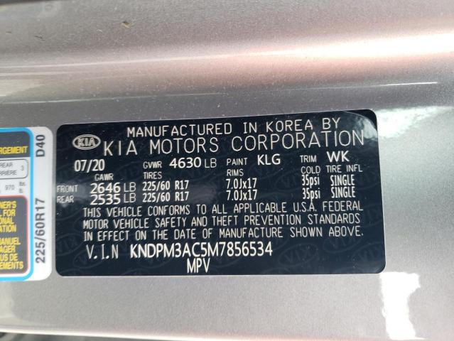 KNDPM3AC5M7856534 KIA Sportage Lx
