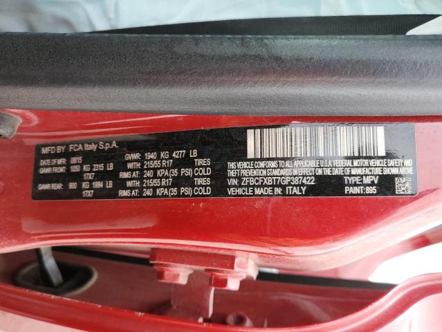 2016 FIAT 500X EASY - ZFBCFXBT7GP387422