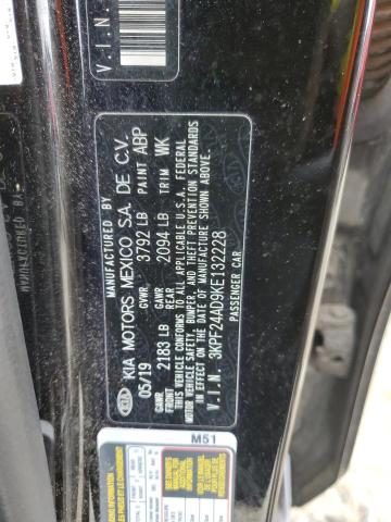 2019 KIA FORTE FE - 3KPF24AD9KE132228