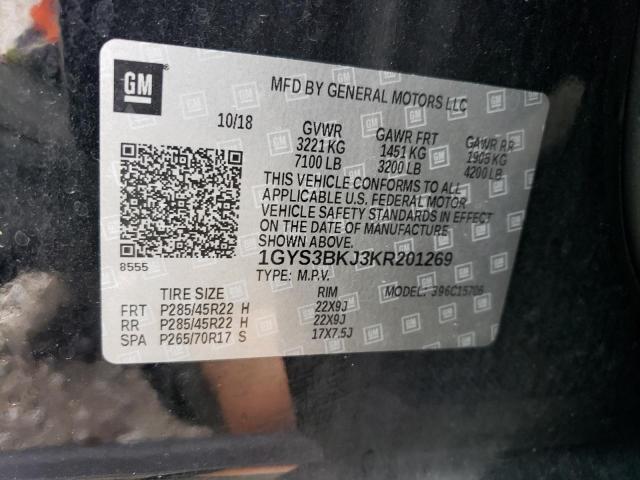 2019 CADILLAC ESCALADE L - 1GYS3BKJ3KR201269