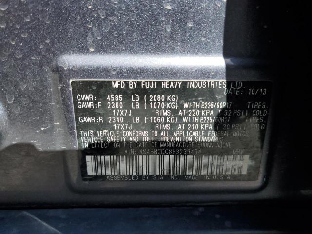 4S4BRCDC8E3239494 Subaru Outback 2.5i Premium