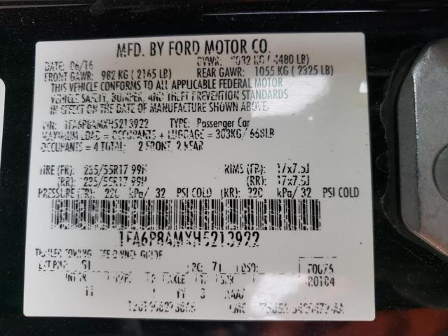 1FA6P8AMXH5213922 Ford MUSTANG