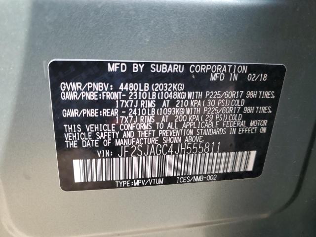 JF2SJAGC4JH555811 Subaru Forester 2.5i Premium