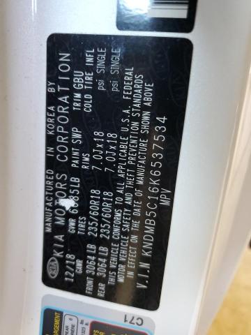 KNDMB5C16K6537534 KIA SEDONA LX
