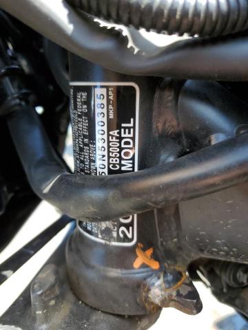 2022 HONDA CB500 FA - MLHPC6350N5300385