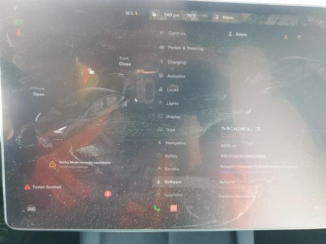 5YJ3E1EC5NF278828 Tesla MODEL 3