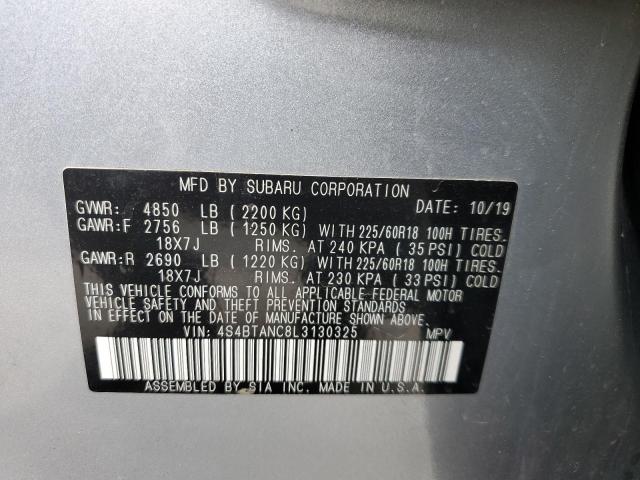 4S4BTANC8L3130325 Subaru Outback Limited
