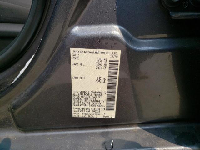 1N4BL4DV9MN339030 Nissan ALTIMA SV
