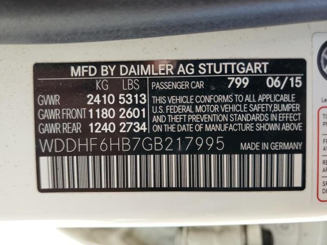 2016 MERCEDES-BENZ E 400 4MAT - WDDHF6HB7GB217995