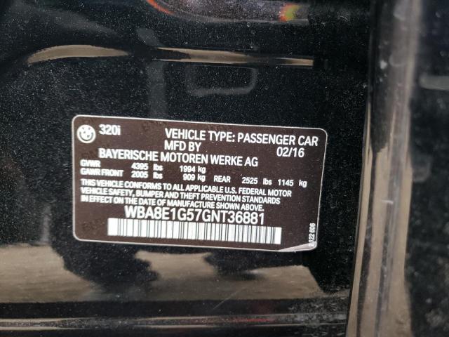 WBA8E1G57GNT36881 BMW 320 I