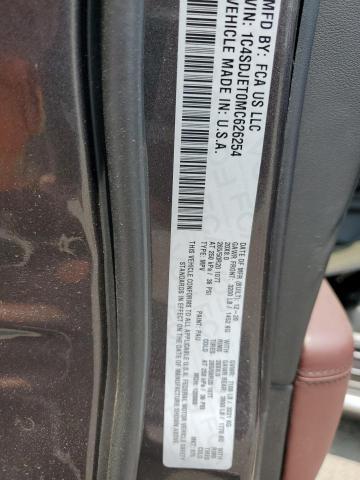 2021 DODGE DURANGO CI - 1C4SDJET0MC626254