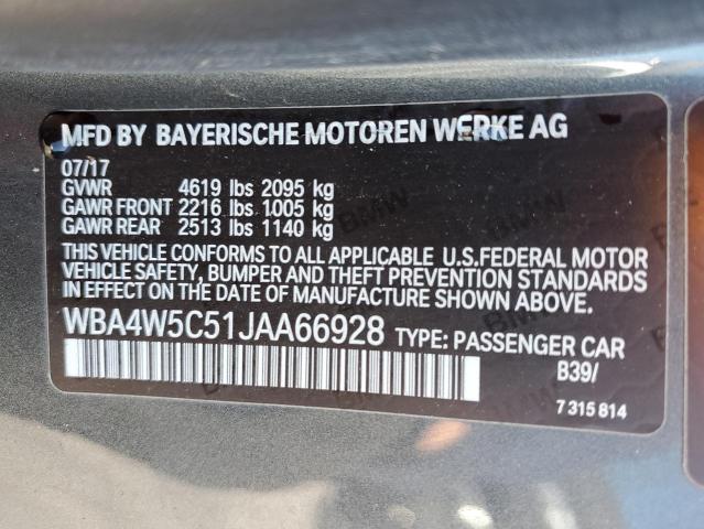 2018 BMW 430XI - WBA4W5C51JAA66928