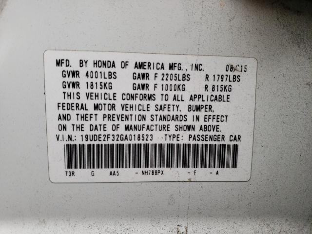 19UDE2F32GA018523 Acura Ilx Base Watch Plus