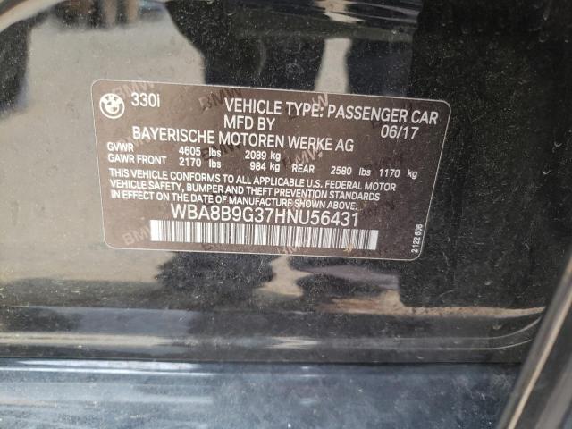 WBA8B9G37HNU56431 BMW 330 I