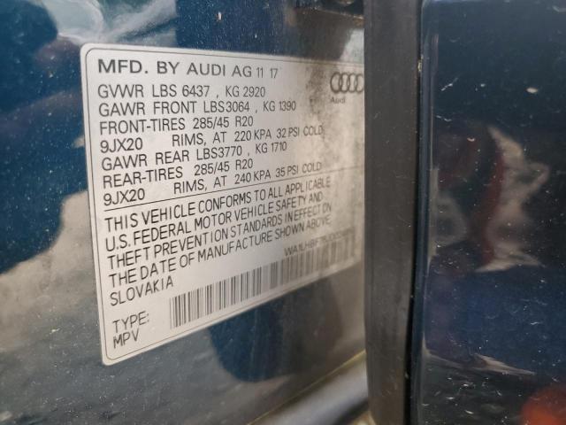 VIN WA1LHBF78JD024850 2018 Audi Q7, Premium Plus no.12