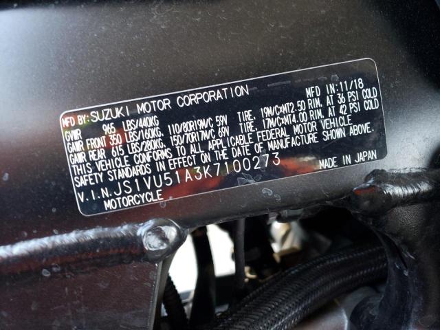 2019 SUZUKI DL1000 A - JS1VU51A3K7100273