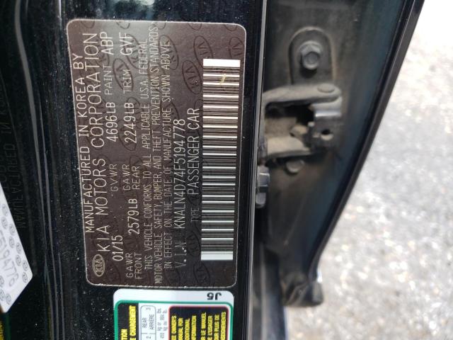 2015 KIA CADENZA PR - KNALN4D74F5194778