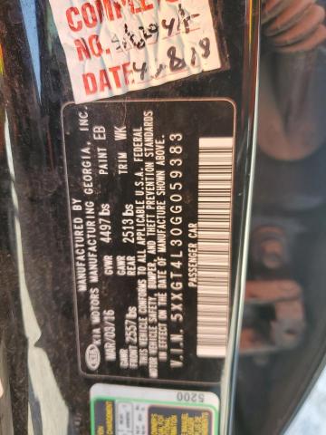 5XXGT4L30GG059383 KIA Optima Lx