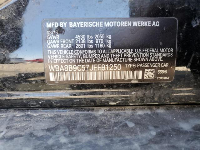 WBA8B9C57JEE81250 BMW 330 I
