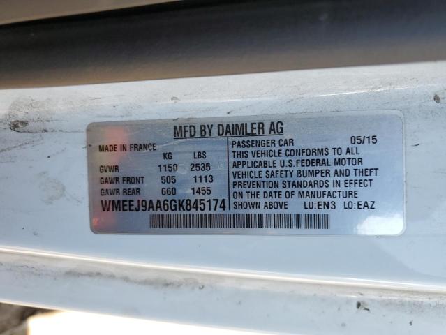WMEEJ9AA6GK845174 Smart Fortwo
