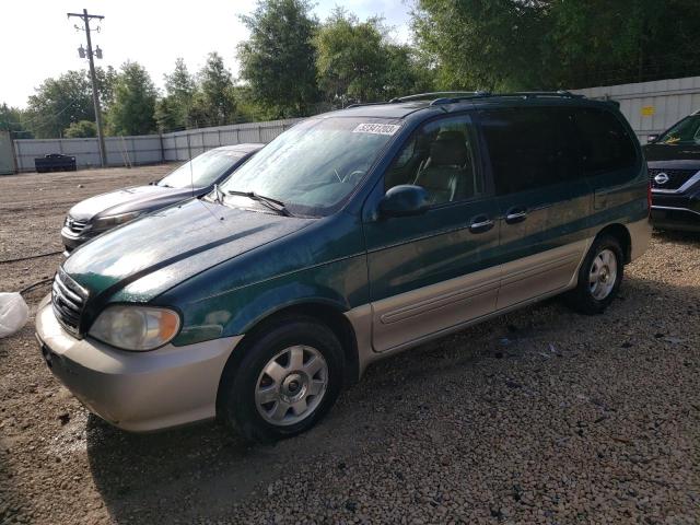 Salvage cars for sale from Copart Midway, FL: 2003 KIA Sedona EX