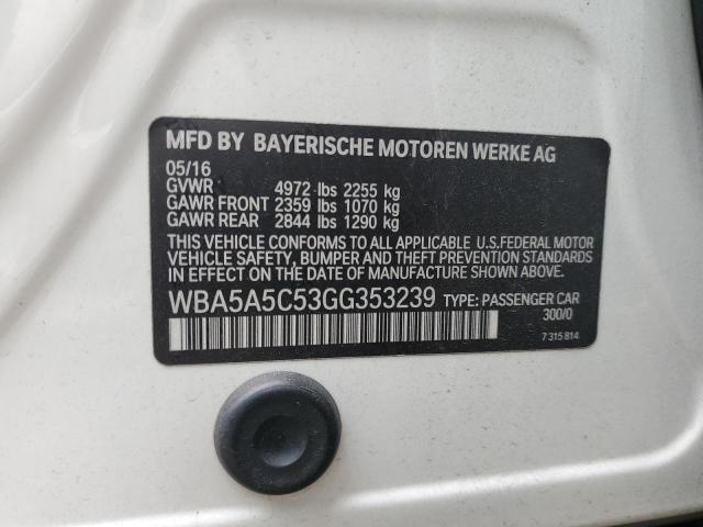 WBA5A5C53GG353239 BMW 528 I
