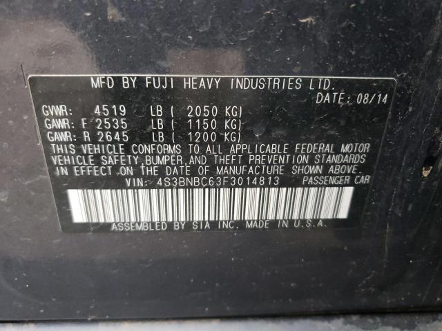 4S3BNBC63F3014813 Subaru Legacy 2.5i Premium