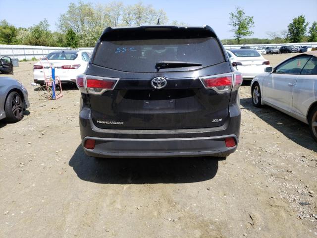 VIN 5TDKKRFHXES007840 2014 Toyota Highlander, Xle no.6