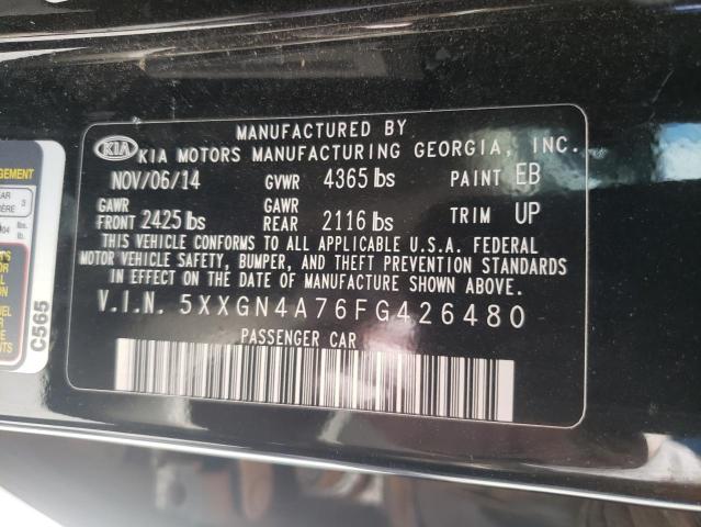 5XXGN4A76FG426480 KIA OPTIMA EX