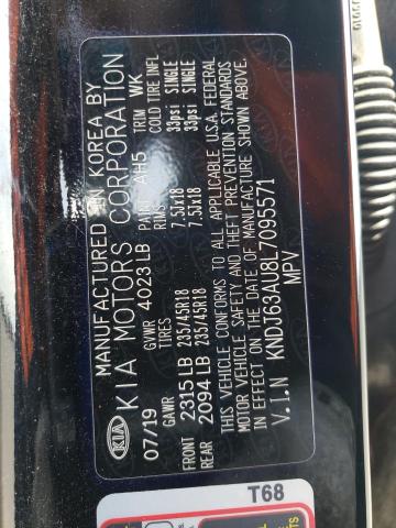 KNDJ63AU8L7095571 KIA Soul Gt Line