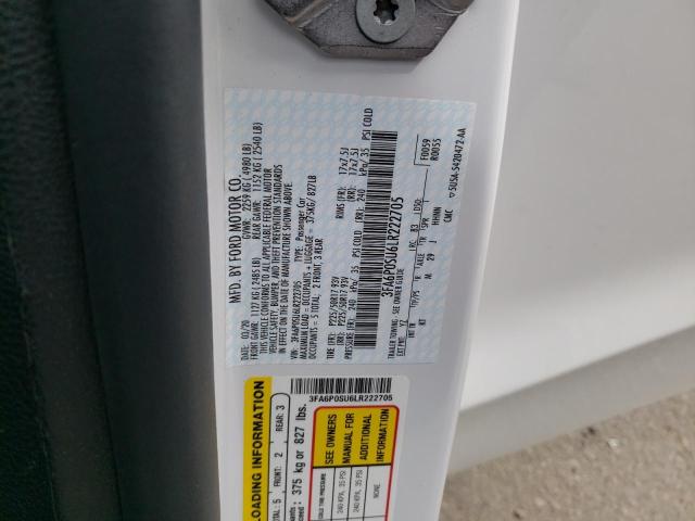3FA6P0SU6LR222705 Ford Fusion Titanium