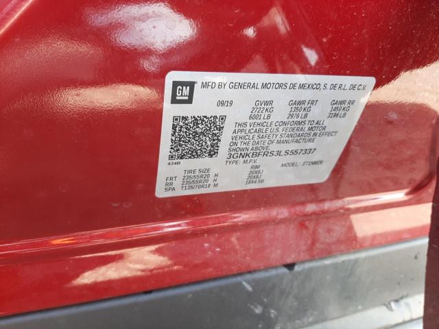 2020 CHEVROLET BLAZER PRE - 3GNKBFRS3LS557337