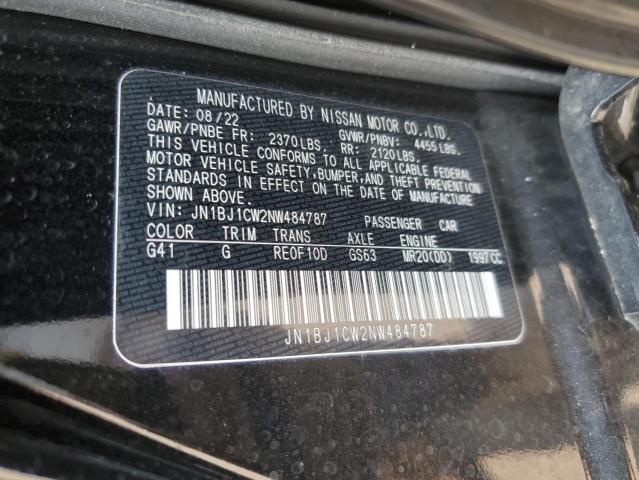 2022 NISSAN ROGUE SPOR - JN1BJ1CW2NW484787