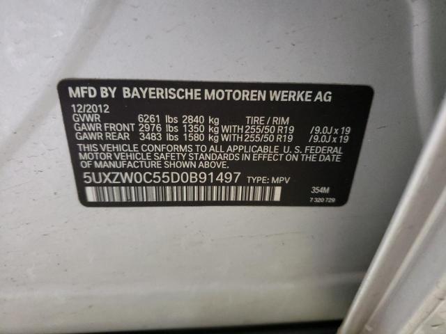 VIN 5UXZW0C55D0B91497 2013 BMW X5, Xdrive35D no.13