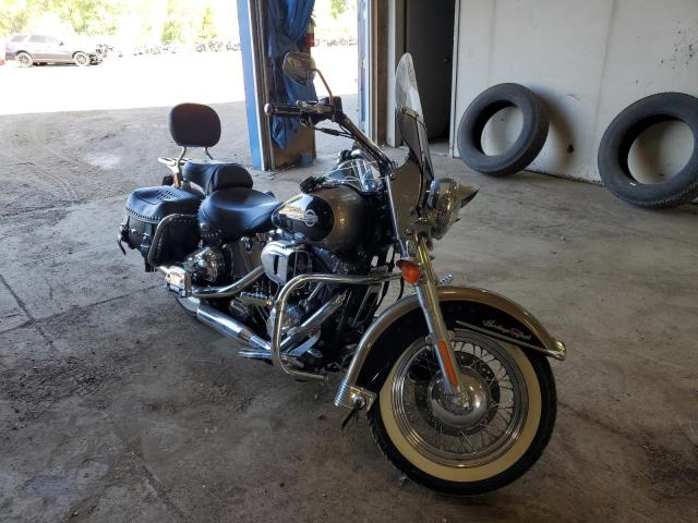 Salvage motorcycles for sale at Columbia Station, OH auction: 2004 Harley-Davidson Flstc
