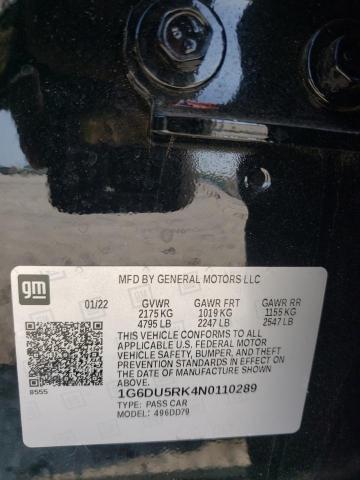 1G6DU5RK4N0110289 Cadillac Ct5 Sport