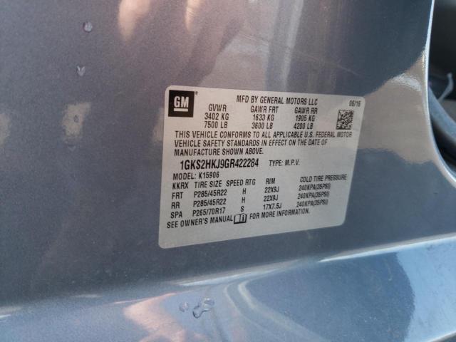 1GKS2HKJ9GR422284 GMC YUKON XL DENALI