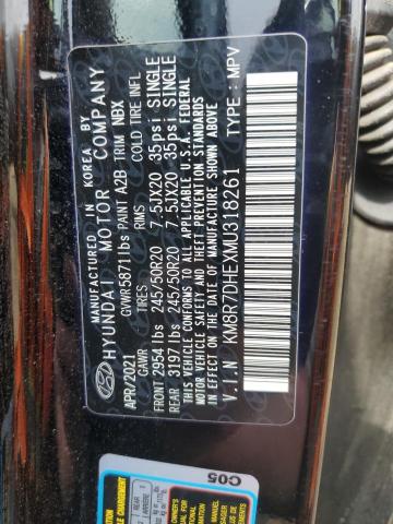 2021 HYUNDAI PALISADE C - KM8R7DHEXMU318261