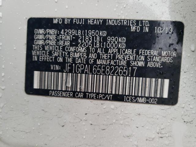 JF1GPAL65E8226517 Subaru Impreza Sport Premium