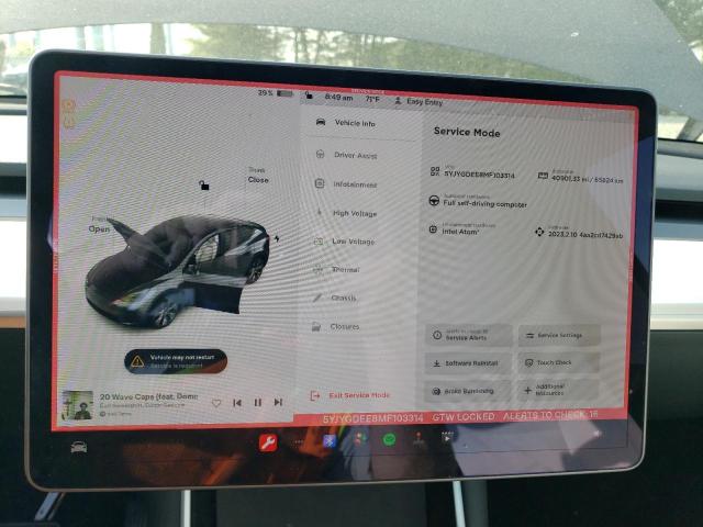 5YJYGDEE8MF103314 Tesla Model Y  9