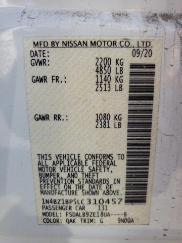 1N4BZ1BP5LC310457 Nissan Leaf S Plus