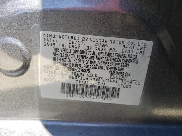 3N1CE2CP0HL379375 Nissan Versa Note S