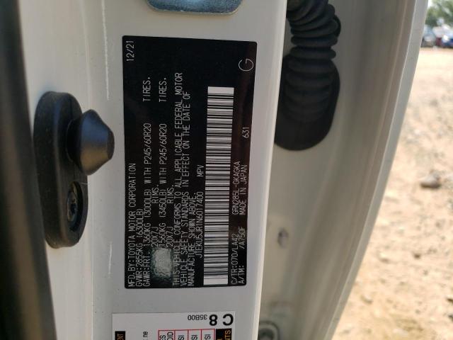 2022 TOYOTA 4RUNNER LI JTEKU5JR1N6017400