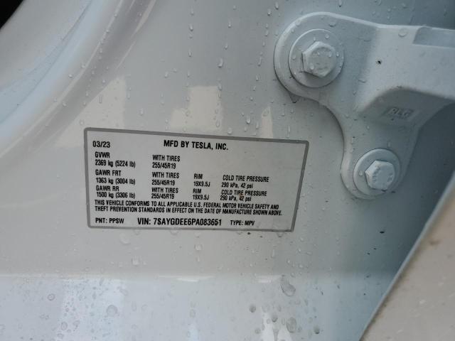 7SAYGDEE6PA083651 Tesla Model Y